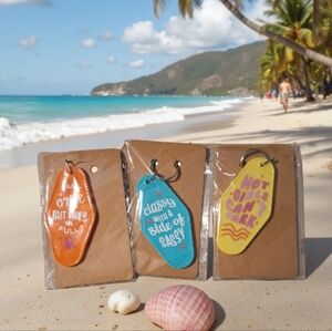 Pick 1 Colorful Keychain with Fun Quotes